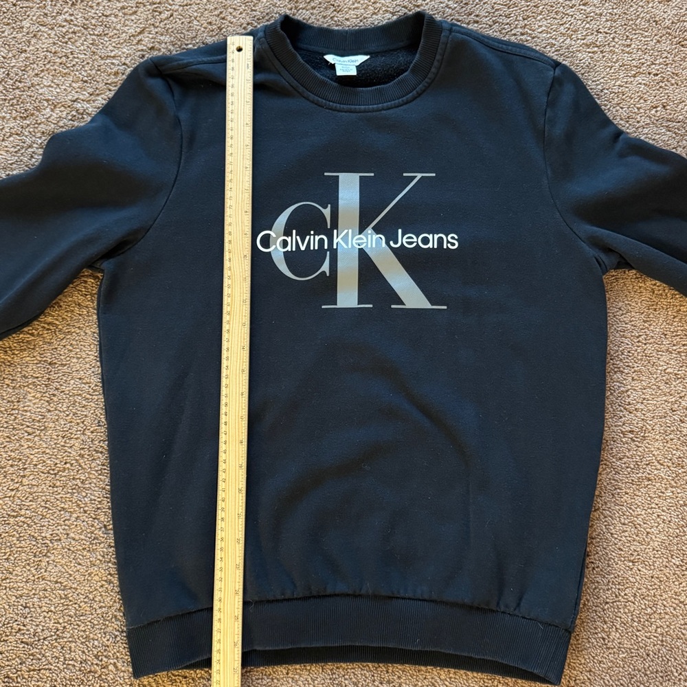 Calvin Klein Men's Black Crewneck Sweatshirt - Picture 4 of 5